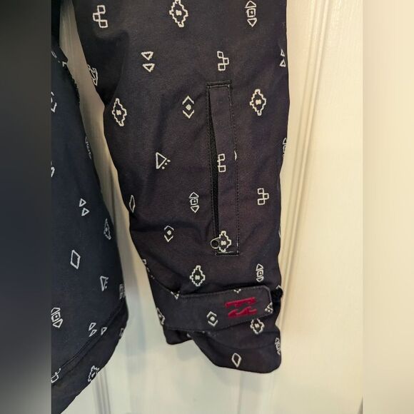 Billabong women's waterproof 10k insulated hooded Ski full zip Jacket Coat sz S - Picture 4 of 16